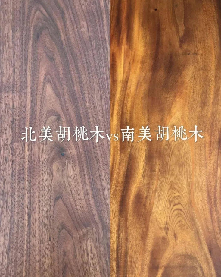 你知道北美黑胡桃和南美胡桃木的区别吗?